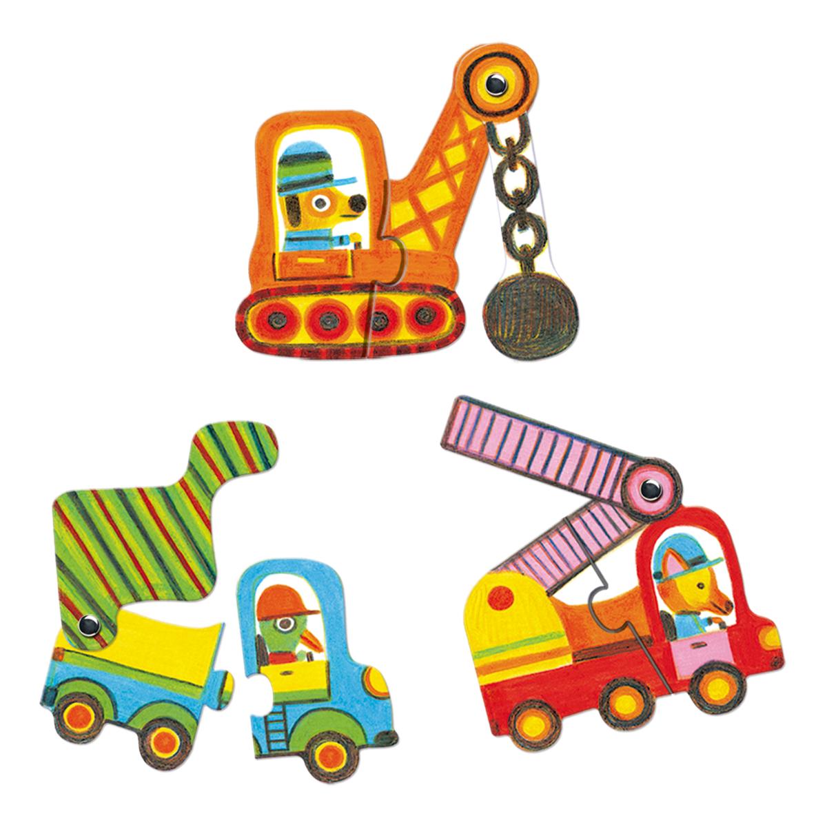 Djeco - Lernspiel: Puzzle duo: Bewegte Fahrzeuge - DJ08170-C-RVB_1200