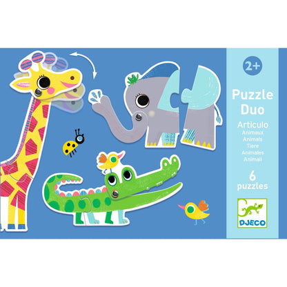 Djeco - Lernspiel: Puzzle duo: Articulo Animo Bild 1