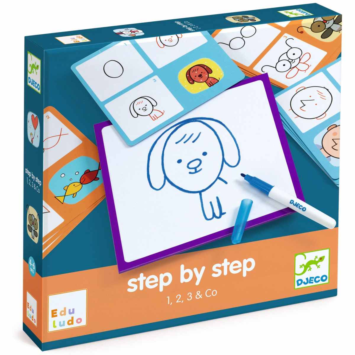 Djeco - Lernspiele: Step by Step 1,2,3 Bild 2