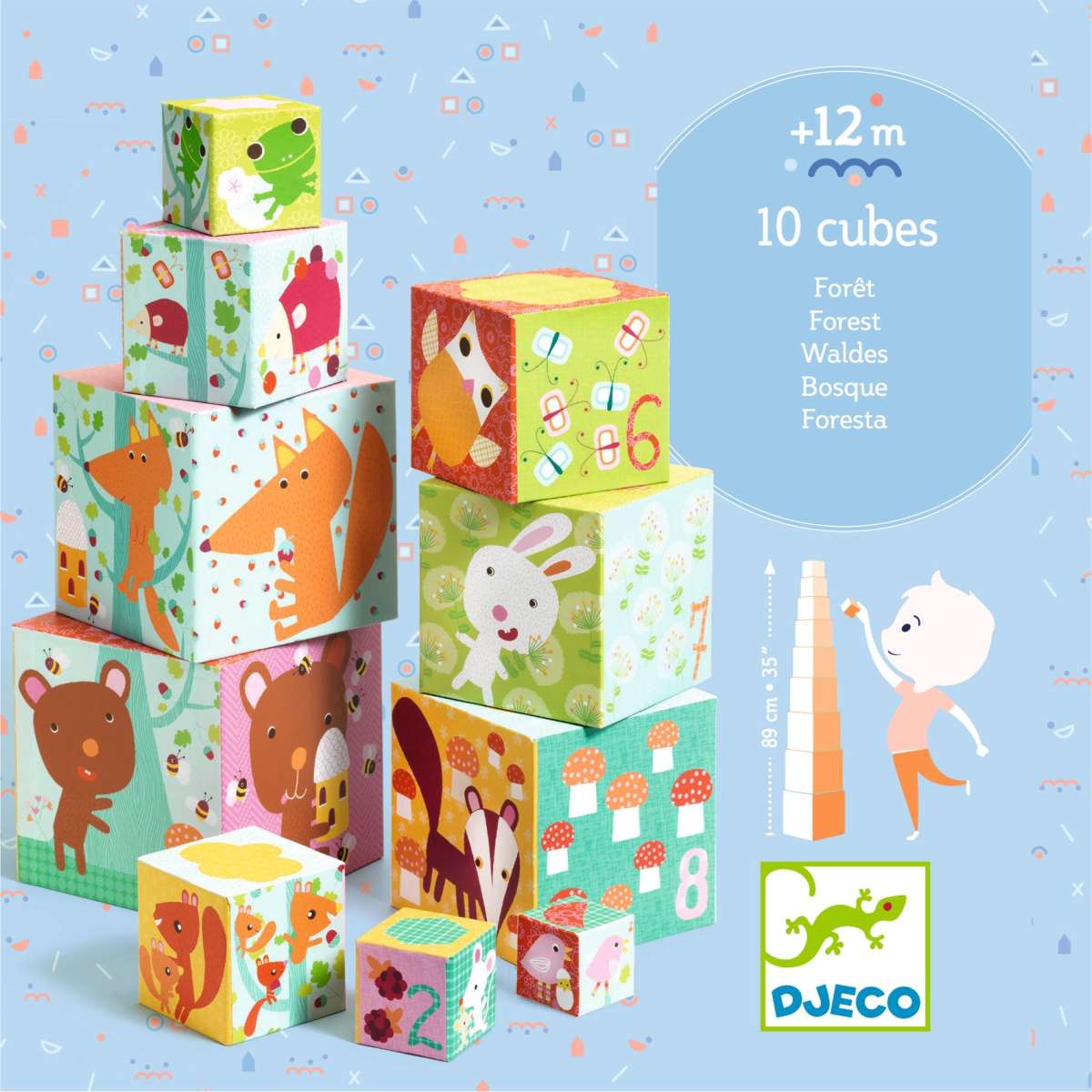 Djeco - Stapelturm: Waldtiere - DJ08507-B-RVB_1200