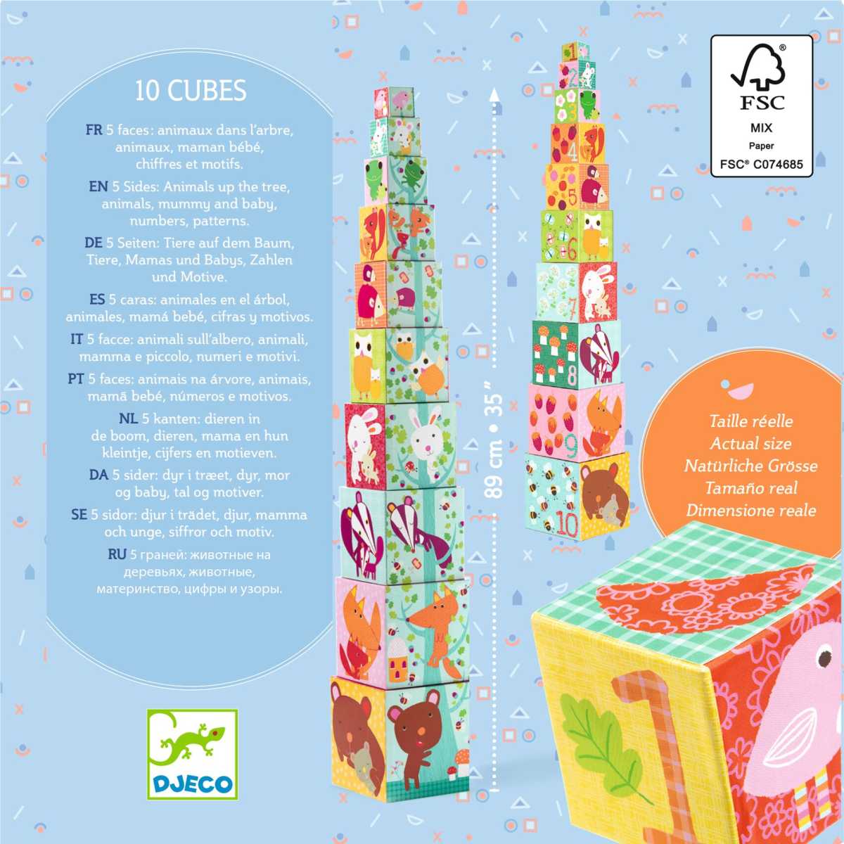 Djeco - Stapelturm: Waldtiere - DJ08507-B2-RVB_1200