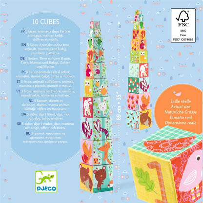 Djeco - Stapelturm: Waldtiere - DJ08507-B2-RVB_1200