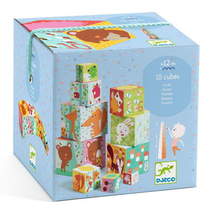 Djeco - Stapelturm: Waldtiere - DJ08507-B3D-RVB_1200