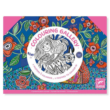 Djeco - Ausmalbilder XL: Blütezeit Bild 1