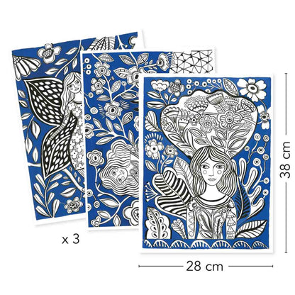 Djeco - Ausmalbilder XL: Blütezeit Bild 6