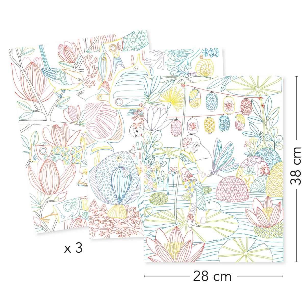 Djeco - Ausmalbilder XL: Japan Bild 8