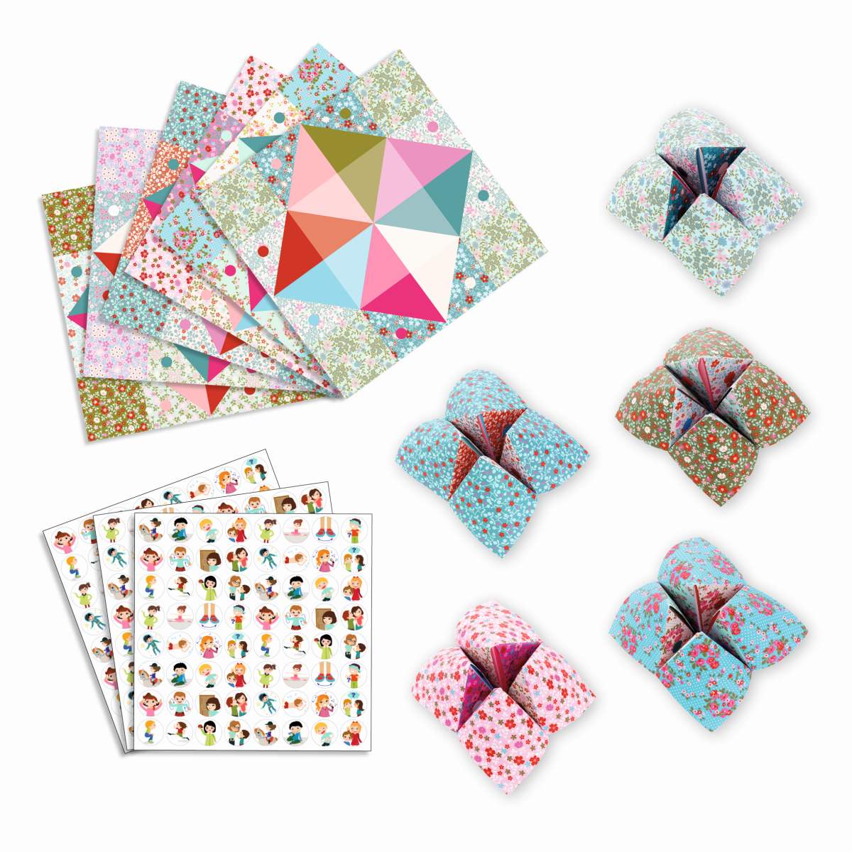 Djeco - Origami: Himmel und Hölle Blumen Bild 7