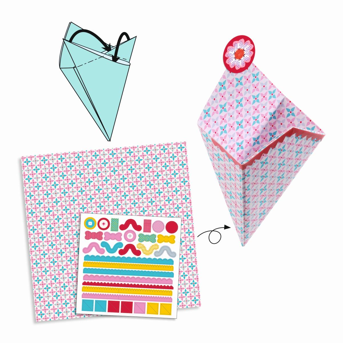 Djeco - Origami: Kleine Geschenkboxen Bild 5