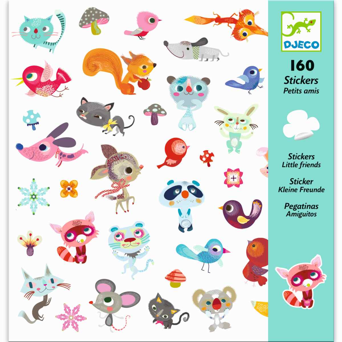 Djeco - Stickern: Kleine Freunde Bild 1