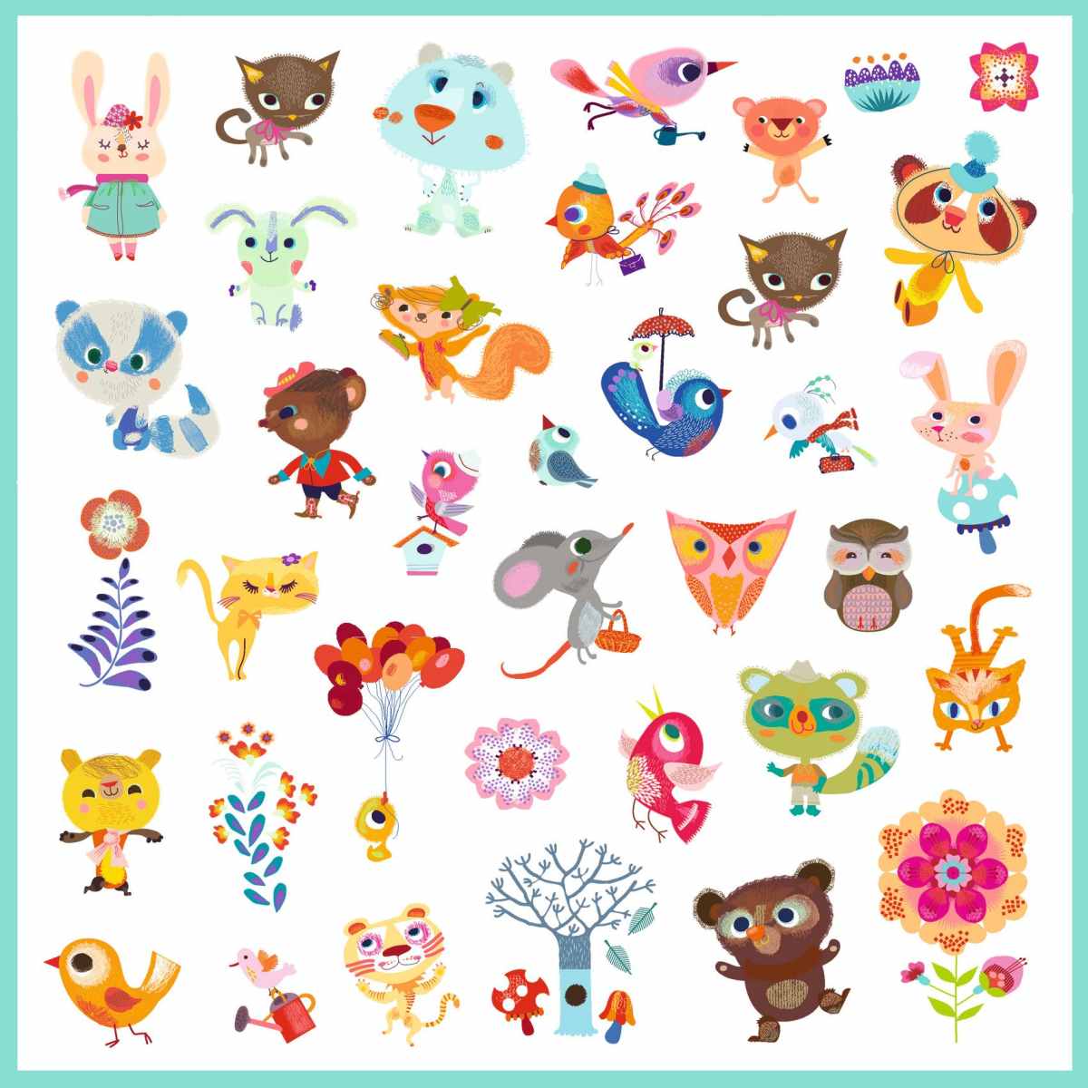 Djeco - Stickern: Kleine Freunde Bild 7