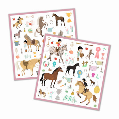 Djeco - Sticker: Pferde Bild 3