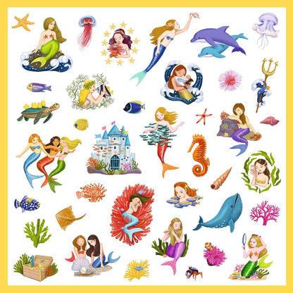 Djeco - Sticker: Meerjungfrauen Bild 5