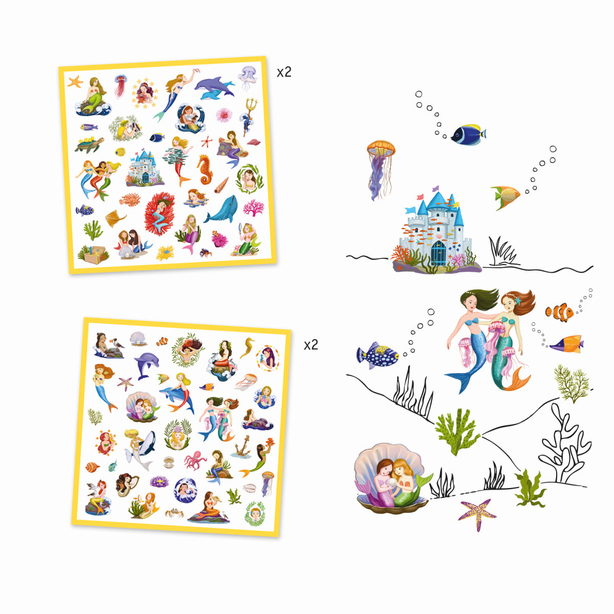 Djeco - Sticker: Meerjungfrauen Bild 8