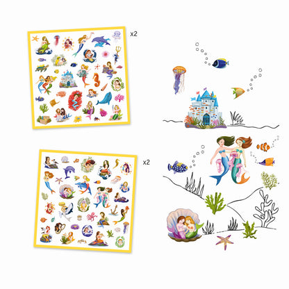 Djeco - Sticker: Meerjungfrauen Bild 8