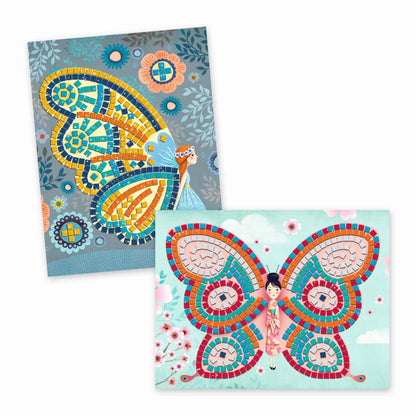Djeco - Mosaike: Glitzer Schmetterlinge Bild 4