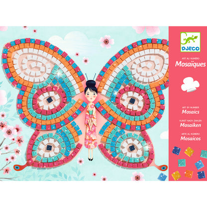 Djeco - Mosaike: Glitzer Schmetterlinge Bild 10