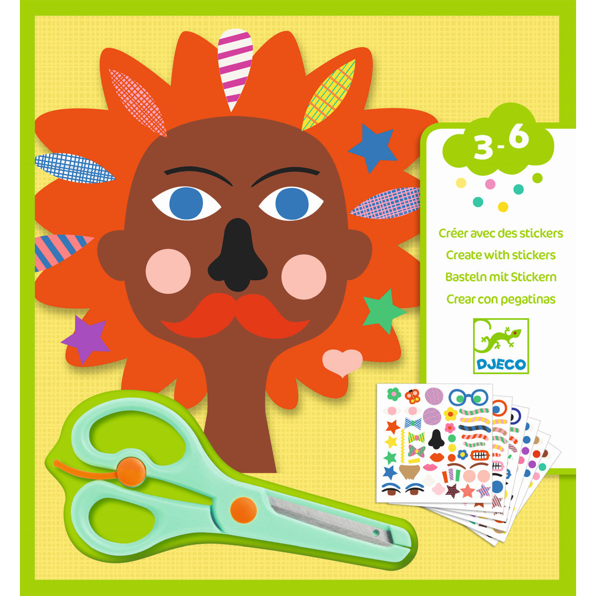 Djeco - Sticker: Frisuren Bild 5