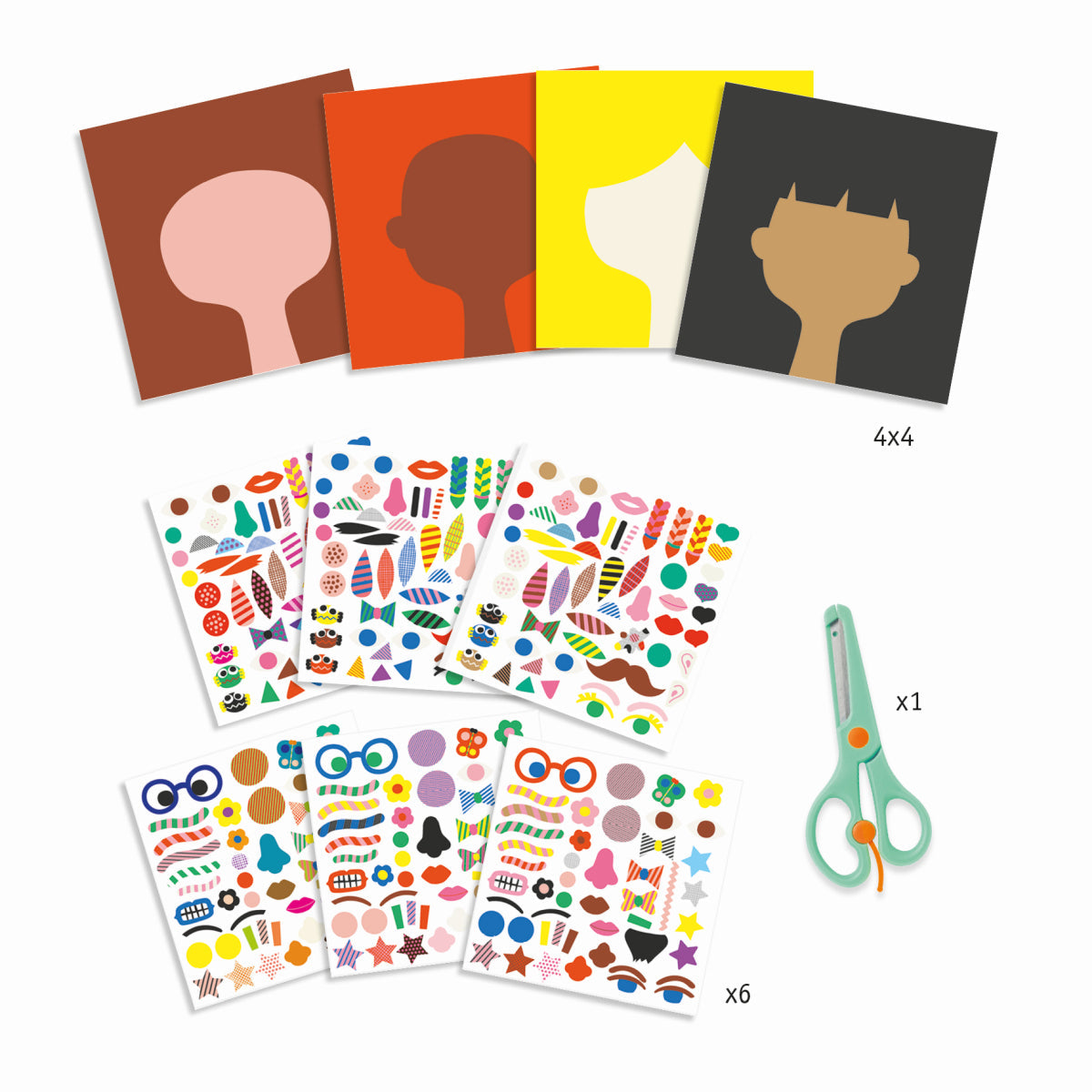 Djeco - Sticker: Frisuren Bild 6