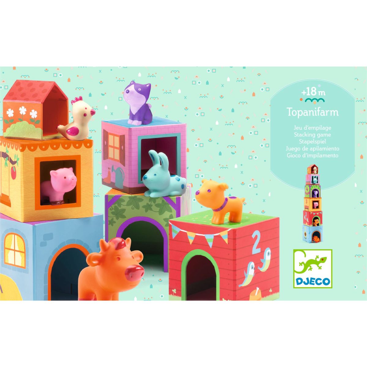 Djeco - Stapel Spielzeug: Topanifarm - DJ09108-B-RVB_1200