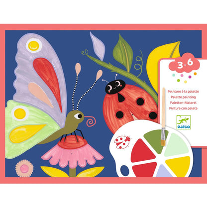 Djeco - Paletten Malerei 3-6 Schmetterling Bild 1