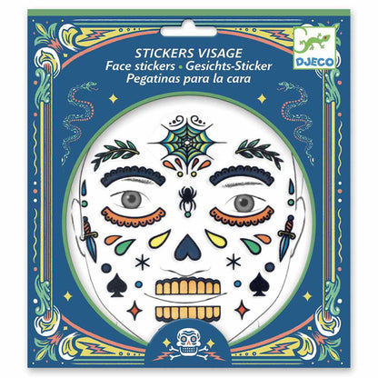 Djeco - Gesichtssticker: Skull - DJ09218-B-RVB_1200