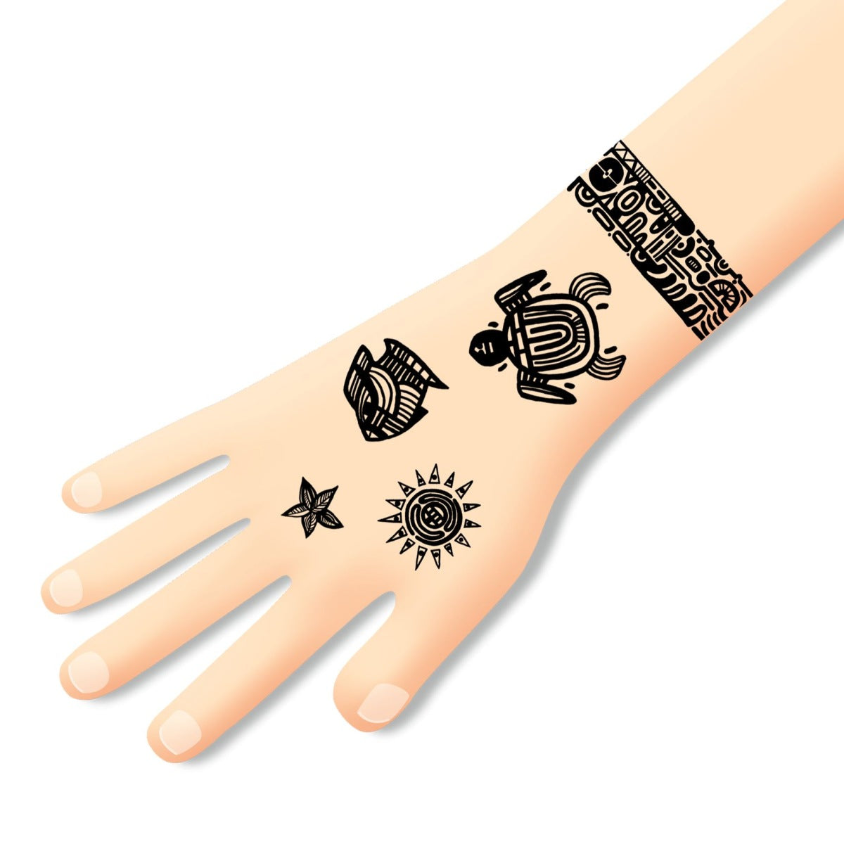 Djeco - Tattoos: Polynesien - DJ09248-C1-RVB_1200