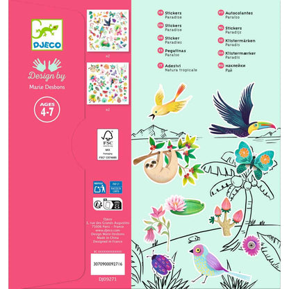 Djeco - Sticker: Paradies - DJ09271-B2-RVB_1200