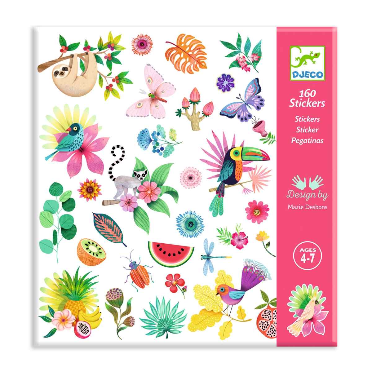 Djeco - Sticker: Paradies - DJ09271-B3D-RVB_1200