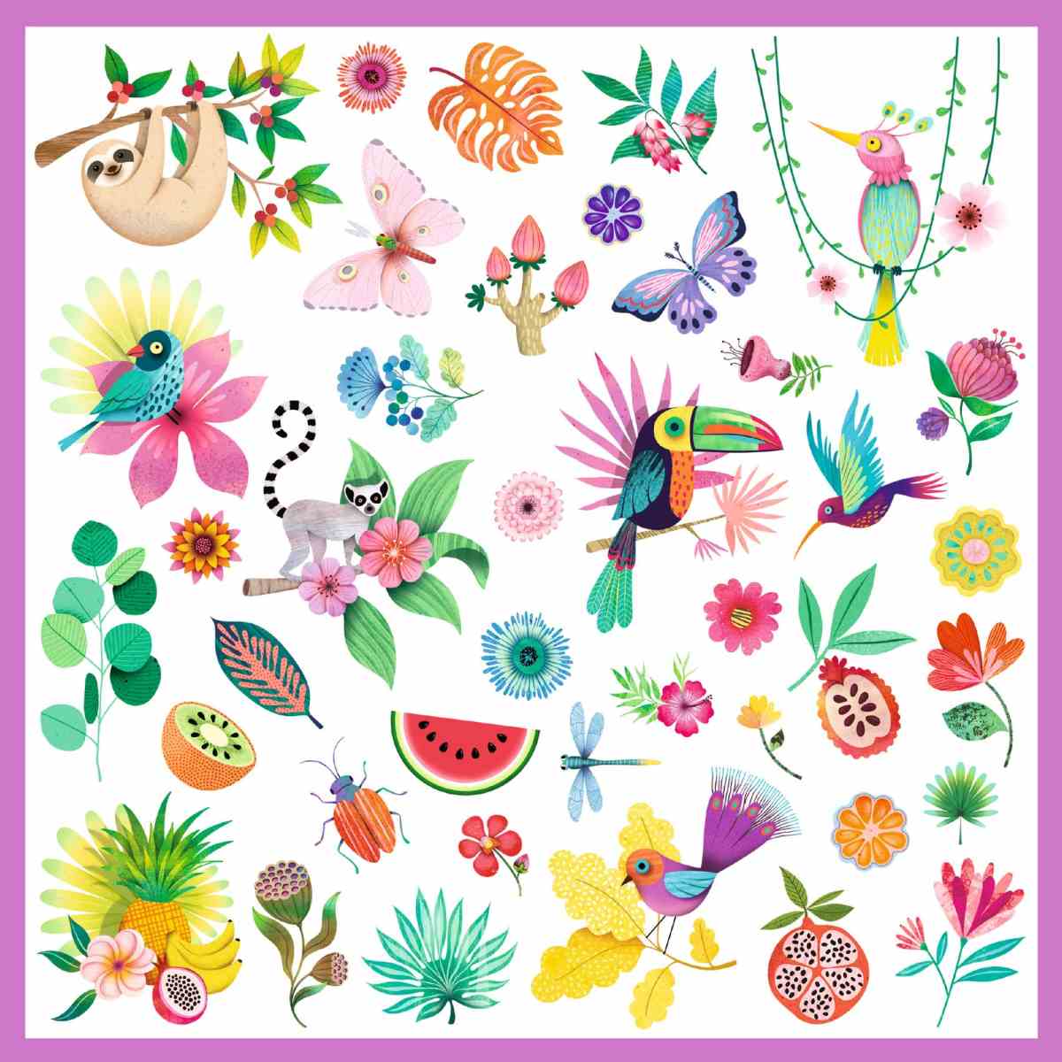 Djeco - Sticker: Paradies - DJ09271-C2-RVB_1200