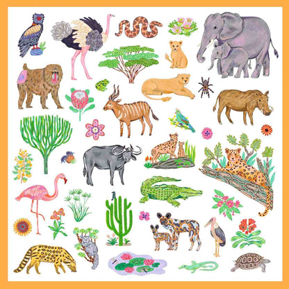 Djeco - Stickern: Kenia Bild 5