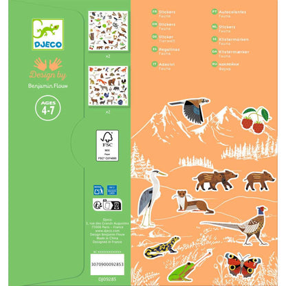 Djeco - Sticker: Tierwelt - DJ09285-B2-RVB_1200