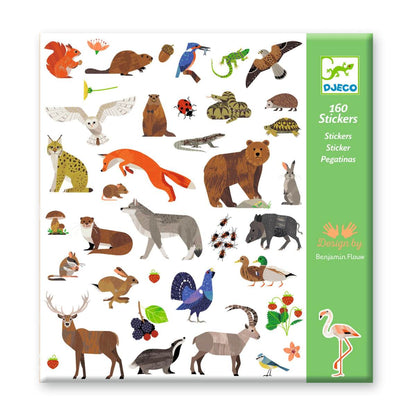 Djeco - Sticker: Tierwelt - DJ09285-B3D-RVB_1200