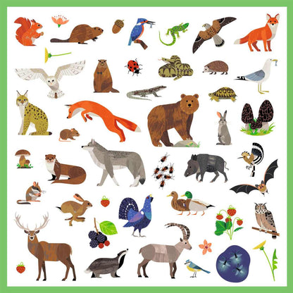 Djeco - Sticker: Tierwelt - DJ09285-C2-RVB_1200