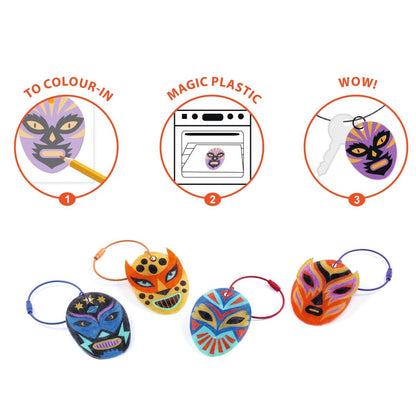 Djeco - Artistic Plastic: Wrestler Schlüsselanhänger Bild 5