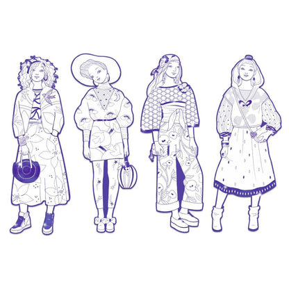 Djeco - Ausmalbilder: Demoiselles Zaho Bild 2