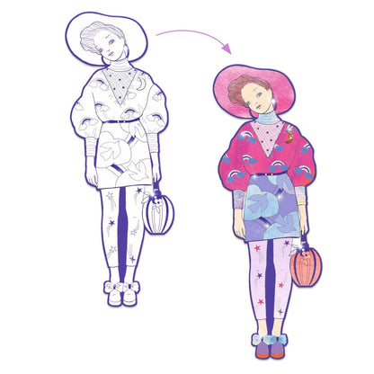 Djeco - Ausmalbilder: Demoiselles Zaho Bild 3