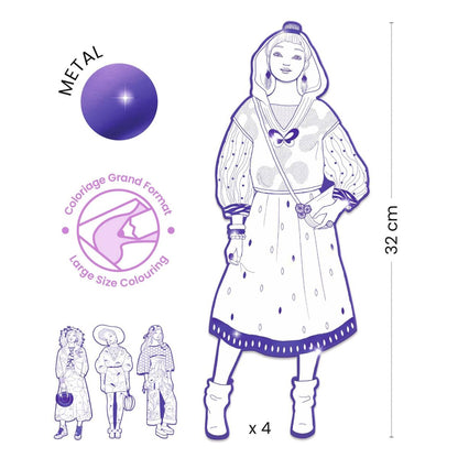 Djeco - Ausmalbilder: Demoiselles Zaho Bild 4