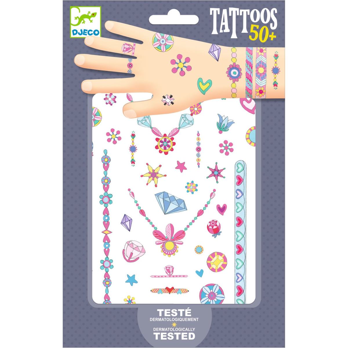 Djeco - Tattoos: Jenni's Jewels - DJ09587-B-RVB_1200