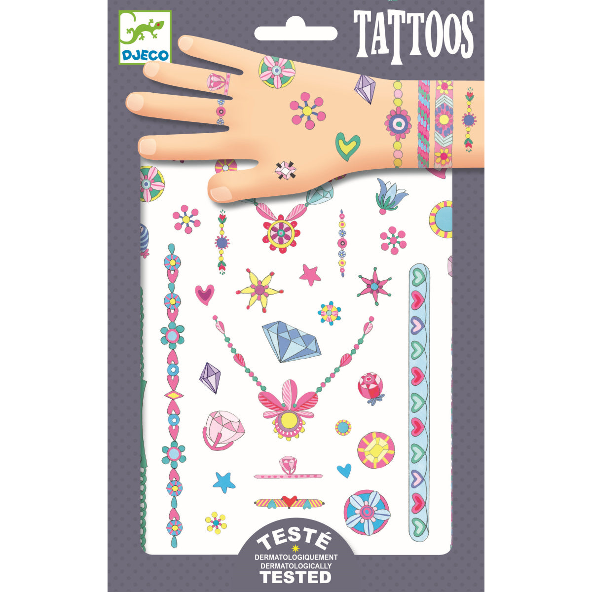 Djeco - Tattoos: Jenni's Jewels - DJ09587B_1200