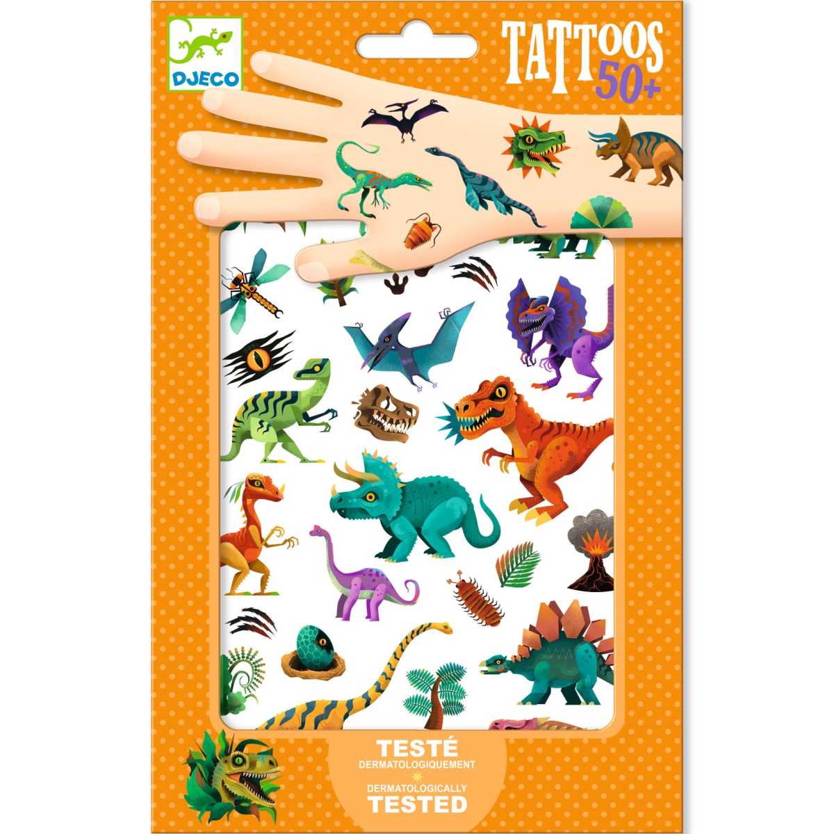 Djeco - Tattoos: Dino Club - DJ09598-B3D-RVB_1200