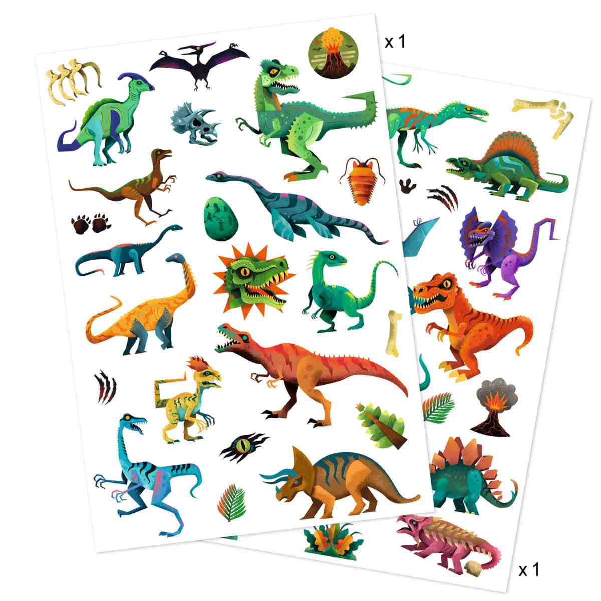 Djeco - Tattoos: Dino Club - DJ09598-C-RVB_1200