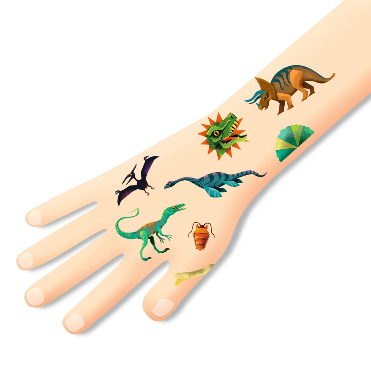 Djeco - Tattoos: Dino Club - DJ09598-C1-RVB_1200