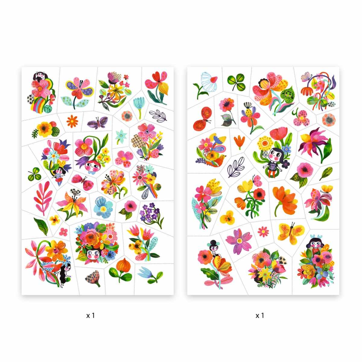 Djeco - Tattoos: Blumepracht Bild 3
