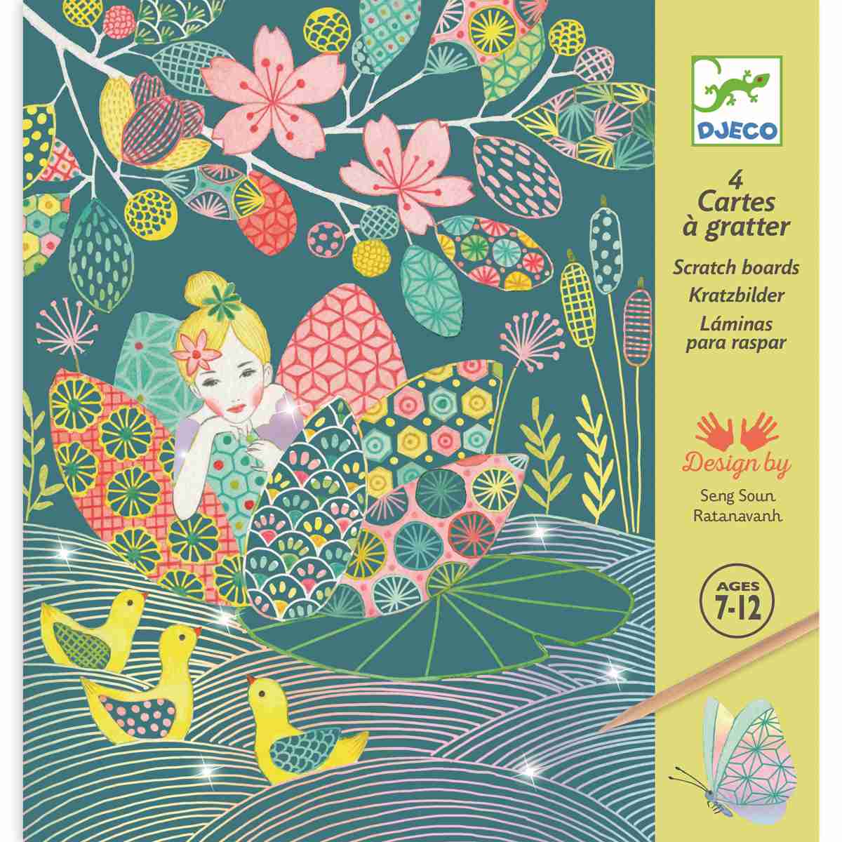 Djeco - Kratzbilder: Der Teich Bild 1