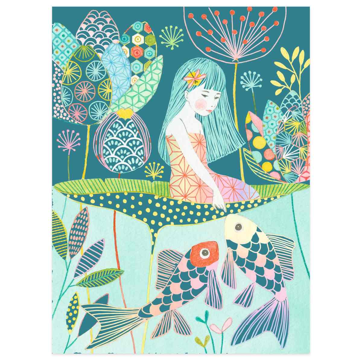 Djeco - Kratzbilder: Der Teich Bild 8