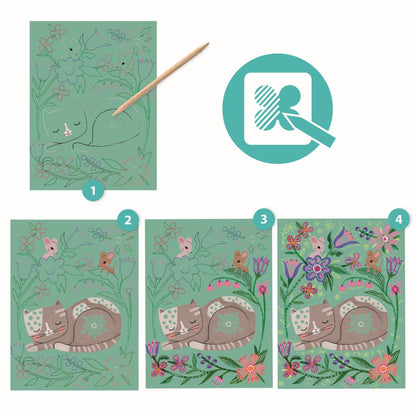 Djeco - Kratzbilder: Begegnungen Bild 9