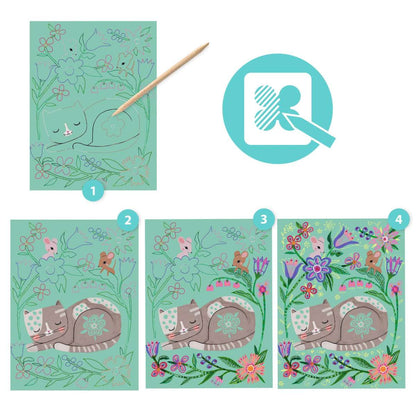 Djeco - Kratzbilder: Begegnungen Bild 10