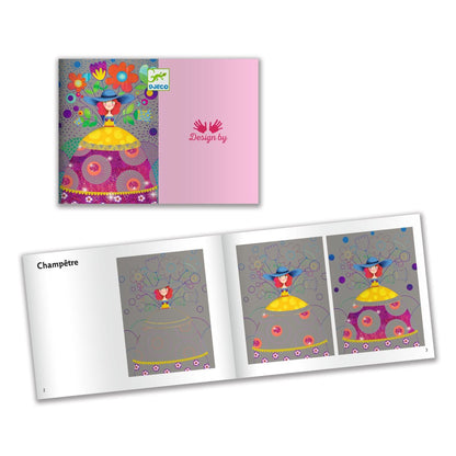 Djeco - Kratzbilder: Der Ball der Schönen Bild 8