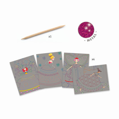 Djeco - Kratzbilder: Der Ball der Schönen Bild 10