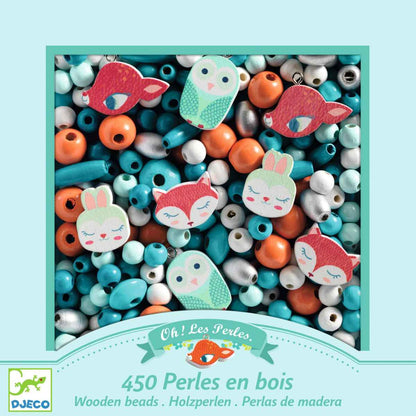 Djeco - Schmuck basteln: Holzperlen kleine Tiere - DJ09807-B-RVB_1200